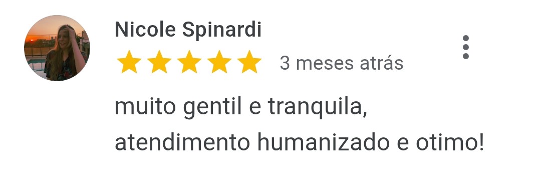 Depoimento de paciente 5